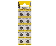 Vinnic AG10 | LR54 | SR1130W | 189 | GP89A | 389 | Šarminės 1,5 V baterijos (10 vnt.)