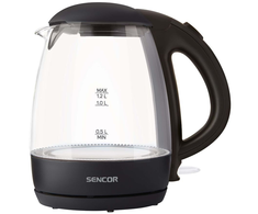 Sencor elektrinis virdulys, stiklinis 1,2l SWK2300BK