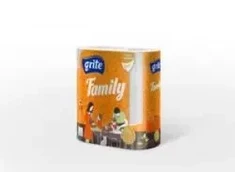 Virtuves dvieļi Grite Family, 2 ruļļi, 2 slāņu, 83 loksnes, 14.94m