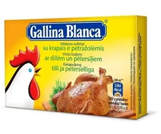 Vistas buljons ar dillēm un pētersīļiem GALLINA BLANCA, 8x10g
