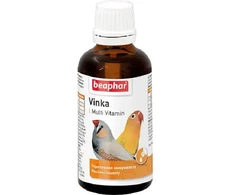 Vitaminų papildas paukščiams: Beaphar Vinka, 50 ml