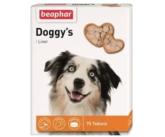 Vitamīnizēta papildbarība - Beaphar DOGGY'S Lever, 75tab.