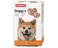 Vitamīnizēta papildbarība - Beaphar Doggy's Mix, 180 tabl.