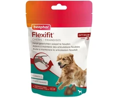 Vitamīnizēta papildbarība - Beaphar FLEXIFIT CHEWS DOG 175g