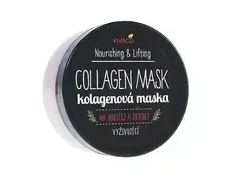 Vivaco maitinamoji ir stangrinamoji kolageno kaukė veidui ir dekoltė sričiai 100 ml