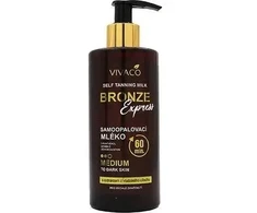Vivaco Bronze Express vidutinio intensyvumo savaiminio įdegio losjonas 300 ml