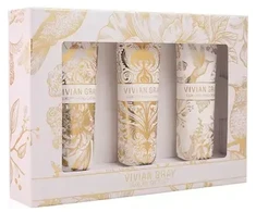 Vivian Gray Baltas Velvet Set Hand Kreminis Gift Set