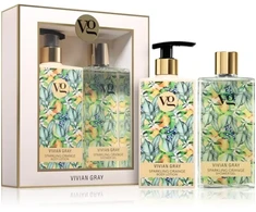 Vivian Gray Sparkling Oranžinis Dušo želė and Losjonas kūnui Set