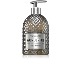 Vivian Gray Skystas rankų muilas „Wonderful Pilkas Amber“ (skystas muilas) 500 ml