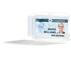 Vizītkaršu turētājs DURABLE Recycle 2 kartēm, 10 gab
