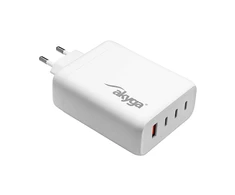 Įkroviklis jungiama į tinklą Akyga AK-CH-24 140W 3x USB-C + USB-A PD GaN 5-28V / 1.5-5A balta