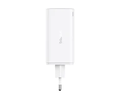Baseus Sieninis įkroviklis GaN6 Pro 100W 2xUSB-A + 2xUSB-C QC PD su USB-C kabeliu 1m, baltas