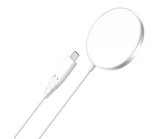 Belaidis įkroviklis CHOETECH, 15W, magnetinis, baltas