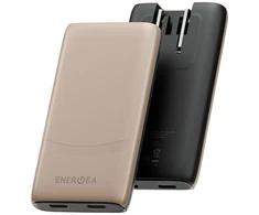 Laidinis įkroviklis Energea TravelWorld Edge 65W 2xUSB-C PD/PPS/QC3.0 (US/UK/EU) aukso spalvos