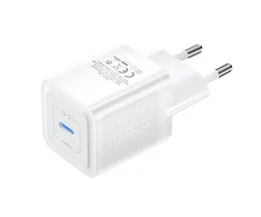 Vention Sieninis įkroviklis, ventiliacija, FEPW0-EU, USB-C, 20W, GaN (balta)