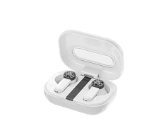 WEKOME VA06 Vanguard serija – Bluetooth V5.2 TWS belaidės ausinės su įkrovimo dėklu (balta)