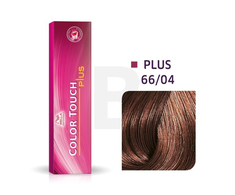 Wella Professionals Color Touch Plus plaukų dažai, atspalvis: 66/04 Dark Blond/Intense Copper Natural, 60 ml
