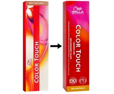 Wella Professionals Color Touch Rich Naturals 60 Ml Ammónia Mentes Festék 5/3 šviesiai rudas/Gold