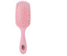 WET BRUSH WETBRUSH GO Žalias™ TREATMENT &amp; SHINE plaukų šepetys su sintetiniais šereliais ir natūraliais aliejais, rožinis