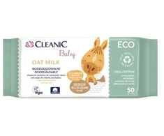 Wet wipes for babies Cleanic Baby Eco Oat Milk 50 pcs.