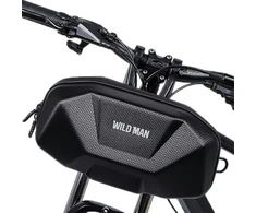 WILDMAN Krepšys ant dviračio rėmo X9 juodos spalvos