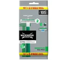 Wilkinson Essentials 2 Sensitive Vienkartinės skutimosi mašinėlės 15 vnt.