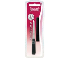 Wilkinson Sword Chromu dengta nerūdijančio plieno dildė su dėklu (Manicure Pocket Sapphire Nail File)