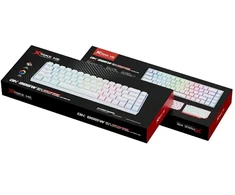 Belaidė klaviatūra žaidimams XTRIKE ME GK-995W WH balta