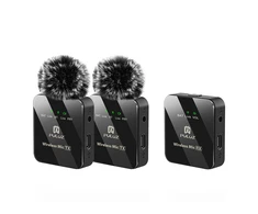 Belaidis Lavalier mikrofonas PULUZ 2 TX + 1 RX