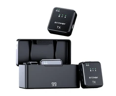 Belaidis mikrofonas BlitzWolf, BW-SX63, 1000 mAh (juodas)