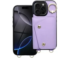 OEM dėklas, skirtas „iPhone 13 Wonder“ su pinigine, alyvinės spalvos
