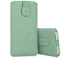 Dėklas WONDER Deko maišelis telefonui (Dydis M) Apple iPhone 5/Nokia 215 4G/225/5310 2020 žalios spalvos