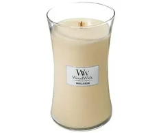 WoodWick Vanilla Bean scented candle with wooden wick 609,5 g