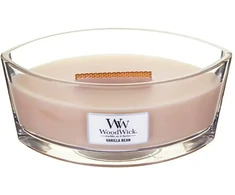 WoodWick Vanilla Bean scented candle with wooden wick 453,6 g