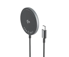 Wozinsky 15W Wireless Qi2 belaidis įkroviklis – juodos spalvos