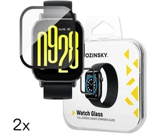Wozinsky Pilnai klijuotas grūdintas stiklas Xiaomi Redmi Watch 5 Active (2 vnt.)