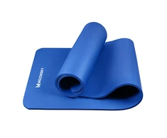 Wozinsky mankštos kilimėlis 181 x 63 x 0,9 cm storio gimnastikos jogos kilimėlis mėlynas