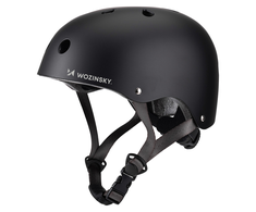 Wozinsky Lengvas BMX/Paspirtuko Šalmas M - Juodas