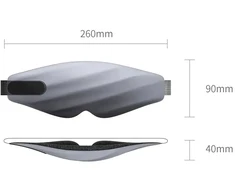 Wozinsky MSS-10 eyeshade sleeping mask - juodas