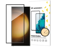 Wozinsky Full Glue Apsauginis stiklas Samsung Galaxy S24 Ultra su juodu rėmeliu