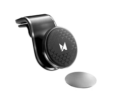 Wozinsky magnetinis telefono laikiklis oro grotelėms 360 juodos spalvos (WMH-03)