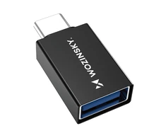 Wozinsky W10GY1S USB-C – USB-A 3.2 10Gb/s Adapteris – juodos spalvos