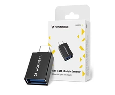 Wozinsky W10GY1S USB-C – USB-A 3.2 10Gb/s Adapteris – juodos spalvos