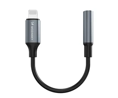 Wozinsky WALJ-01 Lightning adapter - 3.5mm mini jack - juodas