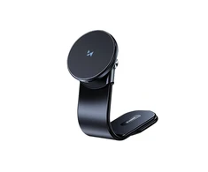 Wozinsky WCZ2Y2S Magnetic automobilinis telefono laikiklis su 15W MagSafe Inductive Charger for Car Cockpit – juodos spalvos