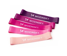 Mini resistance bands Wozinsky WGO-5A activation bands made of TPE - 5 pcs.