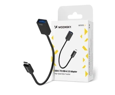 Wozinsky WOTGY1S USB-C 3.0 (male) – USB-A 3.0 (female) OTG Adapteris – juodos spalvos