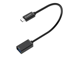 Wozinsky WOTGY1S USB-C 3.0 (male) – USB-A 3.0 (female) OTG Adapteris – juodos spalvos