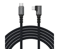 Kabelis Wozinsky WPS2-UY41S USB-C Thunderbolt 4 240W 2m 4K – juodos spalvos