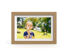 Nuotraukų rėmelis Wozinsky WRC-32 10.1" Digital Photo Frame with Frameo 32GB App - šviesiai rudas
